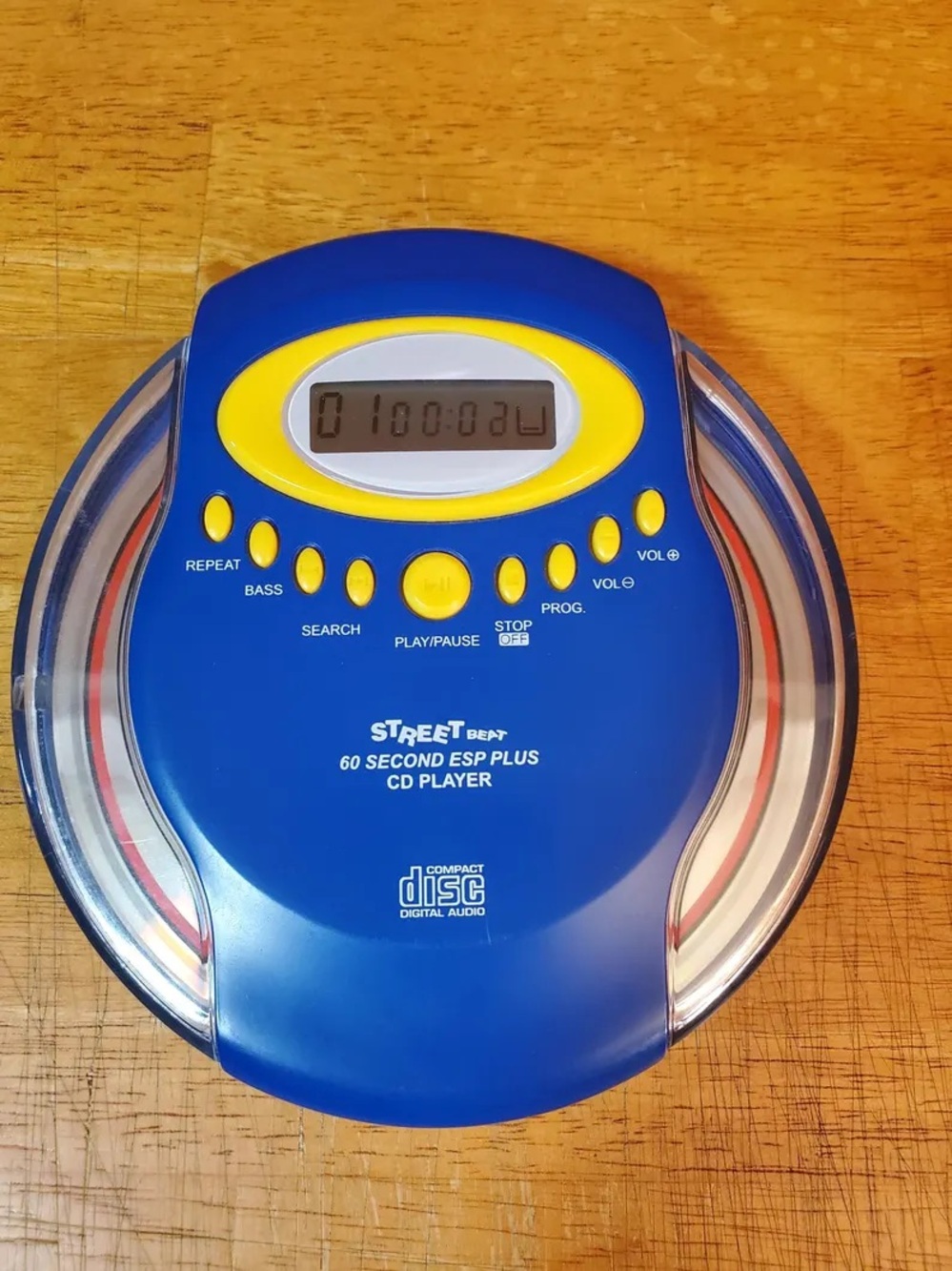 Street Beat Portable CD Player - 60 Second ESP Plus